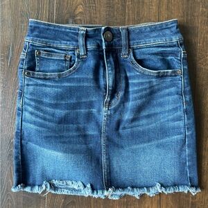 American Eagle Jean Mini Skirt | Size 0